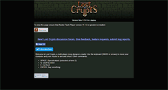 Desktop Screenshot of lostcrypts.com